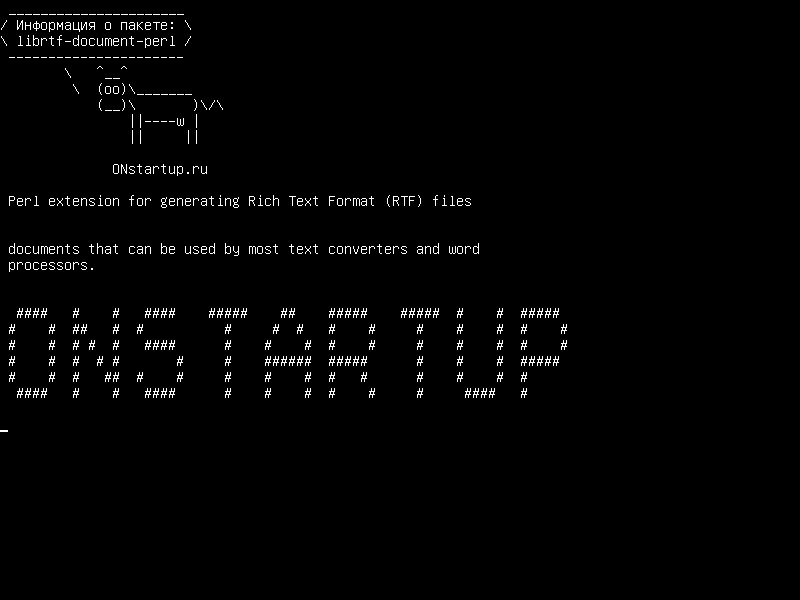 librtf-document-perl — Расширение Perl для создания файлов Rich Text Format (RTF)