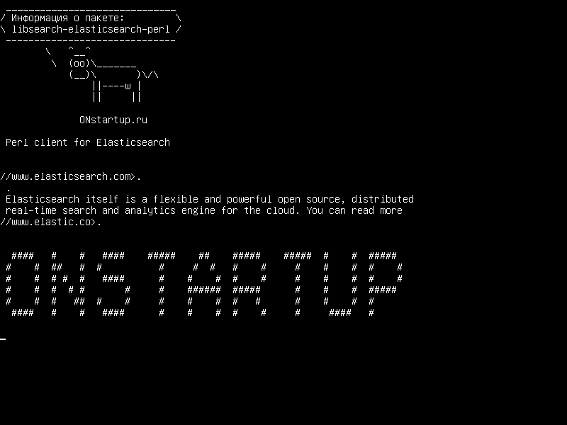 libsearch-elasticsearch-perl — Клиент Perl для Elasticsearch