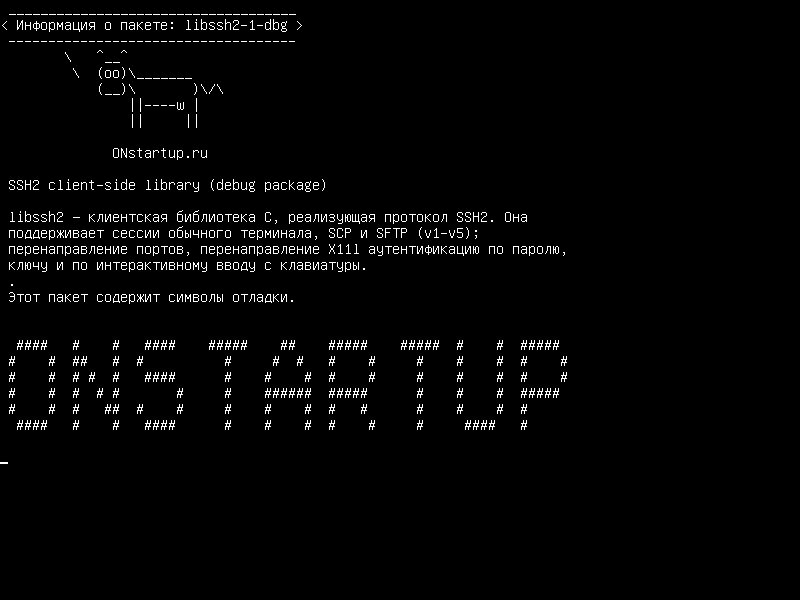 libssh2-1-dbg — Клиентская библиотека SSH2 (пакет отладки)