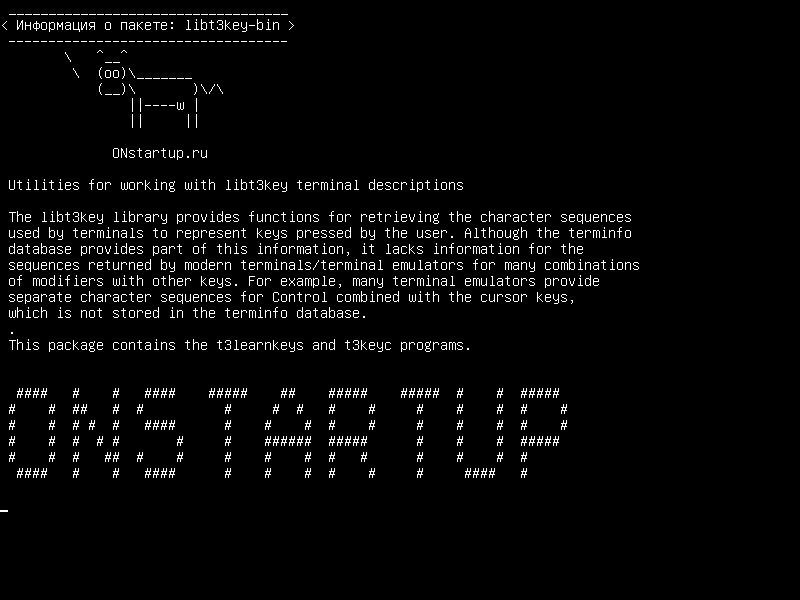 libt3key-bin — Утилиты для работы с описаниями терминалов libt3key