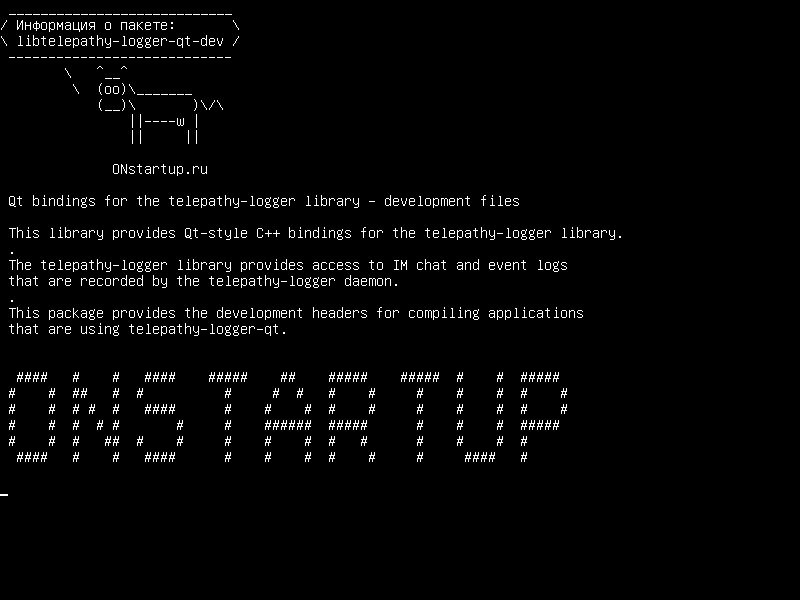 libtelepathy-logger-qt-dev — Связывание Qt для библиотеки телепатии-регистратора - файлы разработки