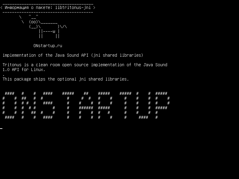 libtritonus-jni — реализация Java Sound API (jni shared libraries)