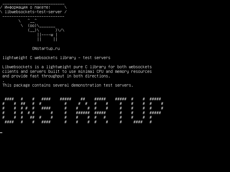 libwebsockets-test-server — облегченная библиотека веб-интерфейсов C - тестовые серверы