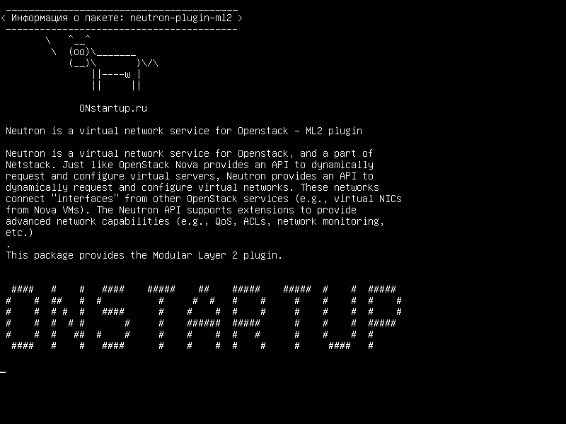 neutron-plugin-ml2 — Это виртуальный пакет. Для определения виртуальных пакетов см. Политику Debian.