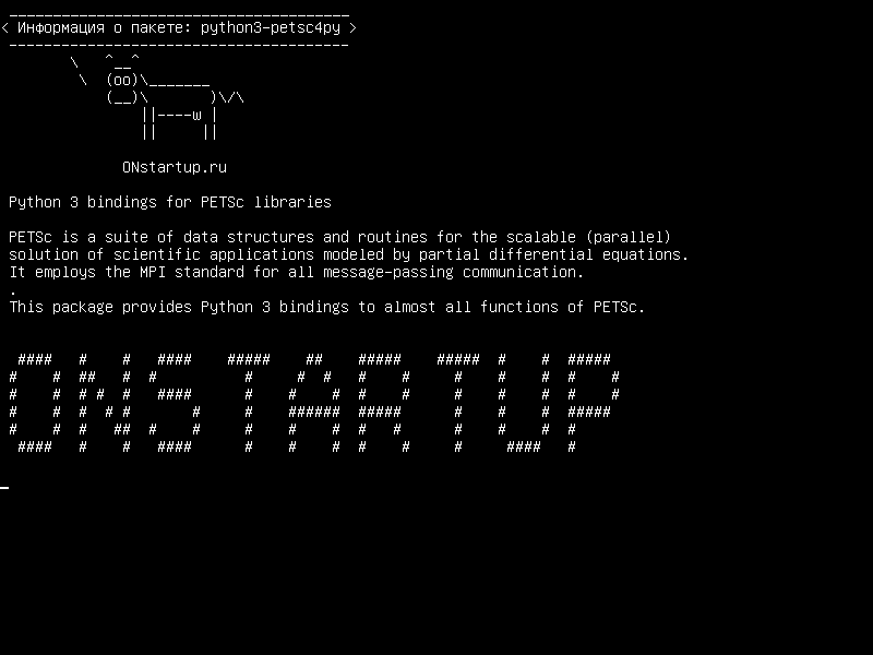 python3-petsc4py — Связи Python 3 для библиотек PETSc