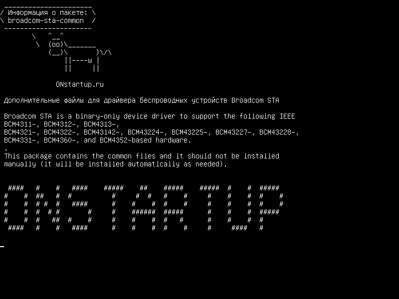broadcom-sta-common — Общие файлы для драйвера Broadcom STA Wireless