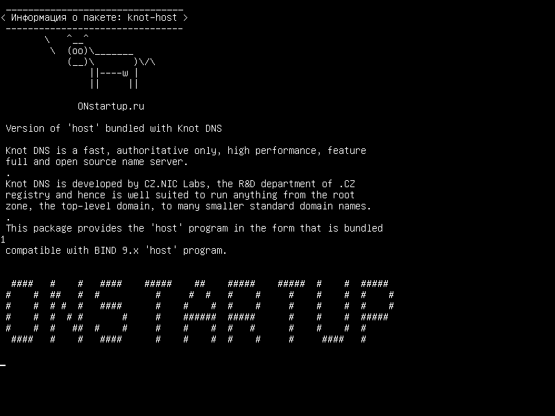 knot-host — Версия «хоста» в комплекте с узлом DNS