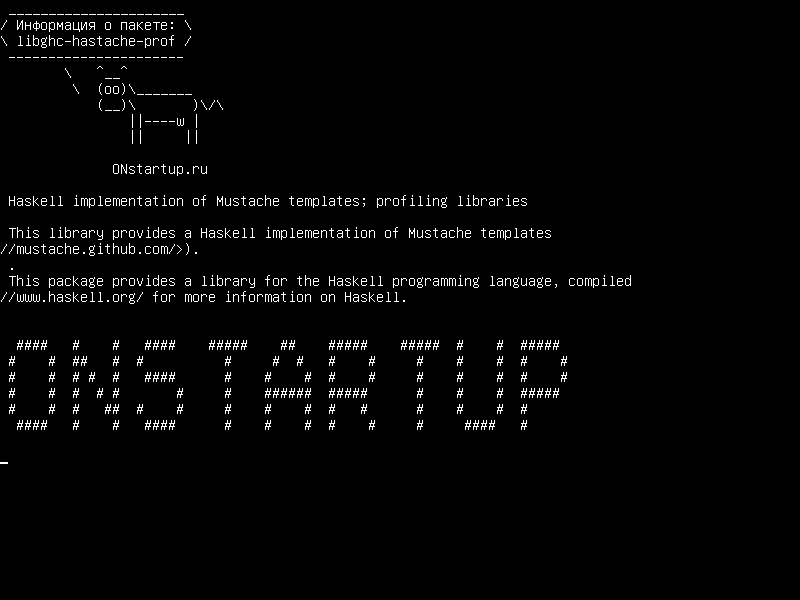 libghc-hastache-prof — Реализация Haskell шаблонов Mustache; профилирующие библиотеки