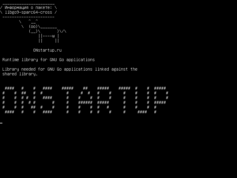 libgo9-sparc64-cross — Библиотека времени выполнения для приложений GNU Go