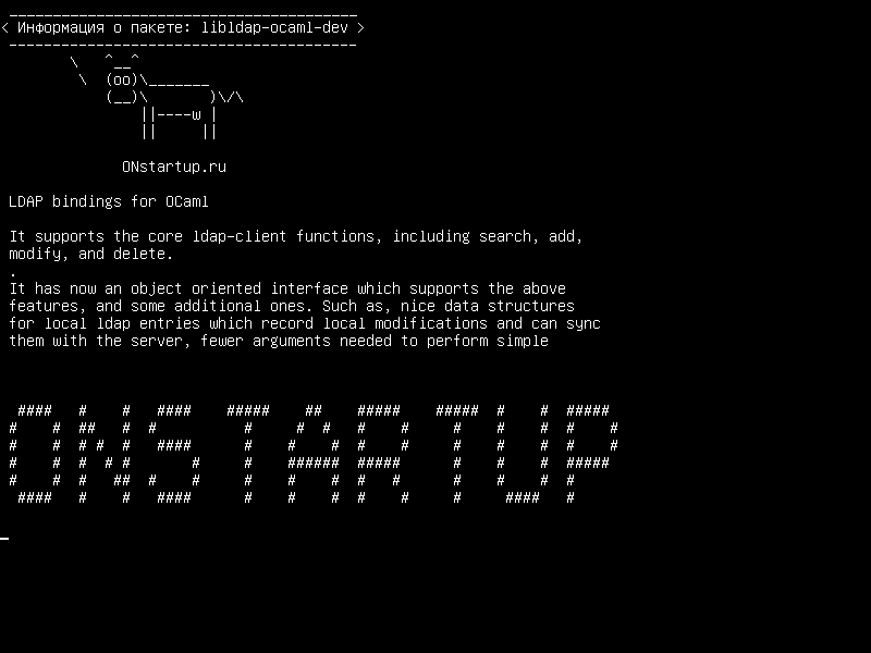 libldap-ocaml-dev — Связывание LDAP для OCaml
