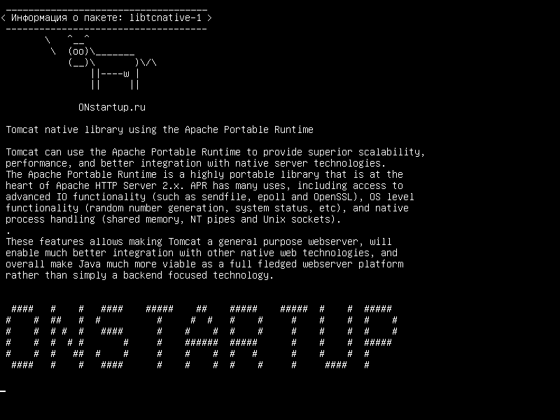 libtcnative-1 — Встроенная библиотека Tomcat с использованием Apache Portable Runtime