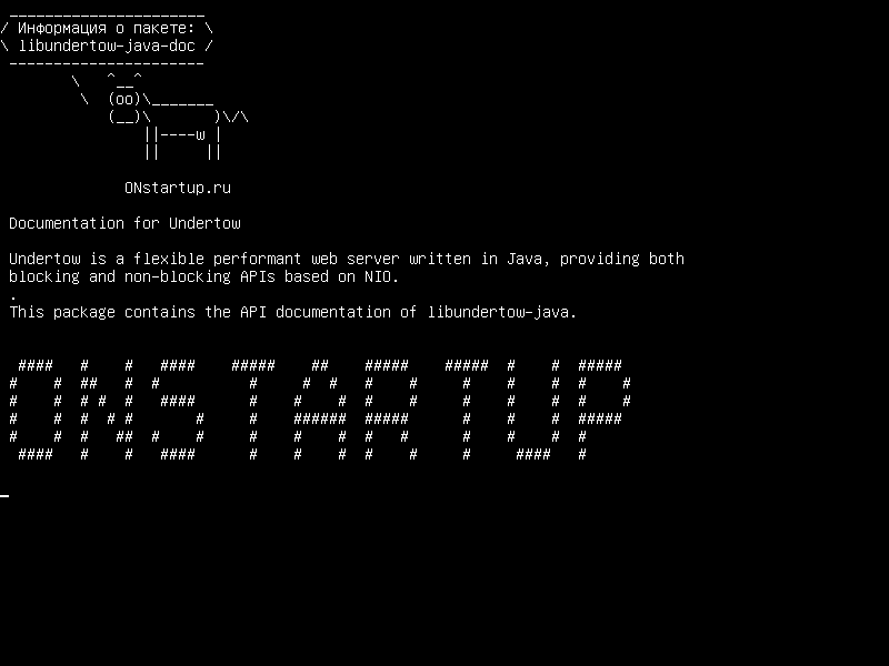 libundertow-java-doc — Документация для Undertow