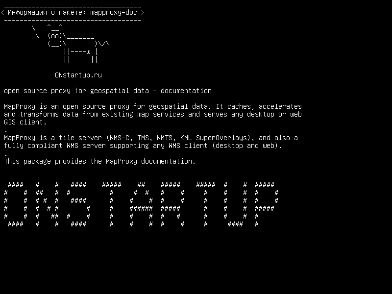mapproxy-doc — с открытым исходным кодом для геопространственных данных - документация