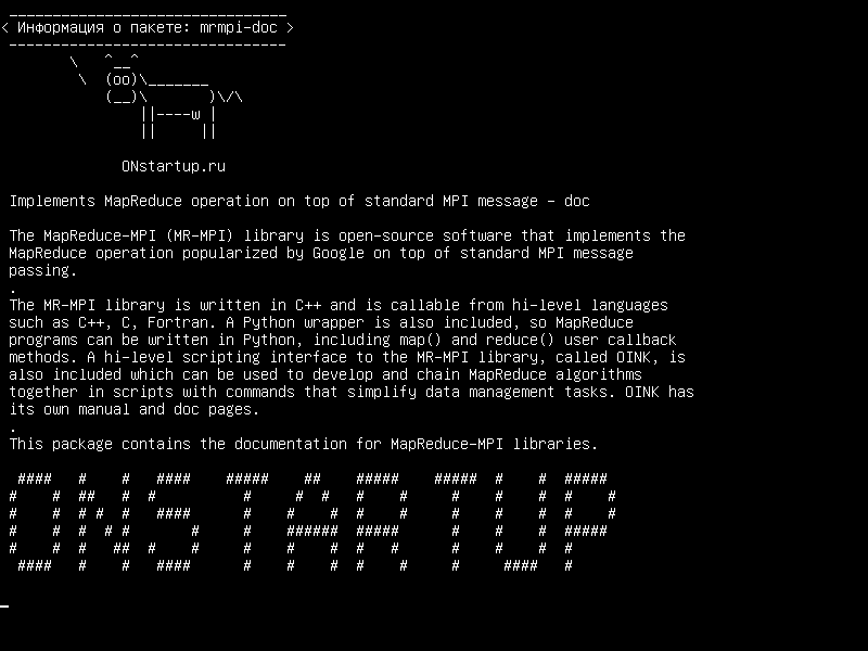 mrmpi-doc — Реализует операцию MapReduce поверх стандартного сообщения MPI - doc