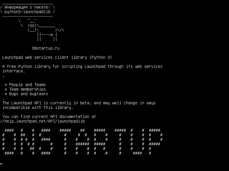 python3-launchpadlib — Клиентская библиотека веб-служб Launchpad (Python 3)