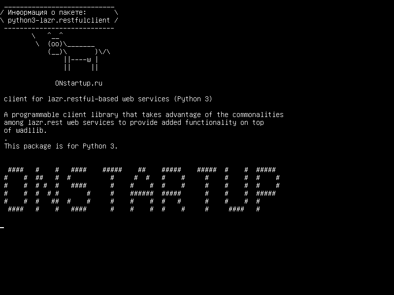 python3-lazr.restfulclient — клиент для веб-сервисов на основе lazr.restful (Python 3)