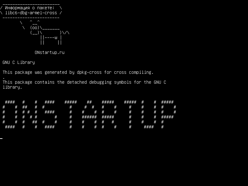 libc6-dbg-armel-cross — Библиотека GNU C: отдельные отладочные символы (для кросс-компиляции)