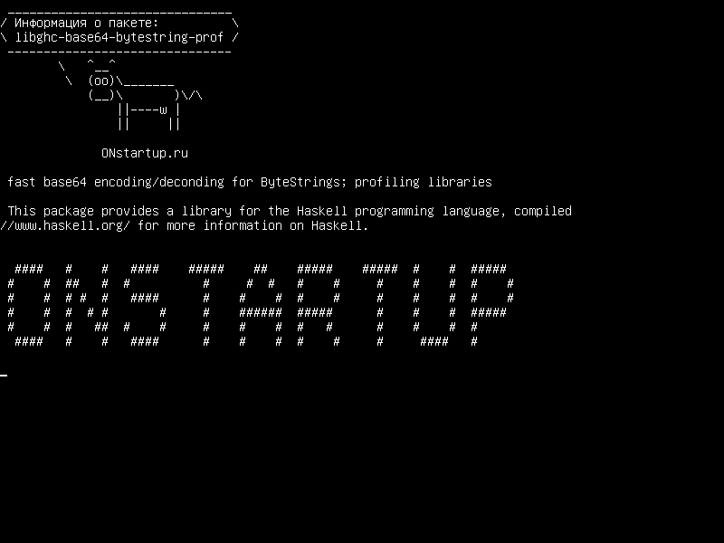 libghc-base64-bytestring-prof — быстрая кодировка base64 / dececonding для ByteStrings; профилирующие библиотеки