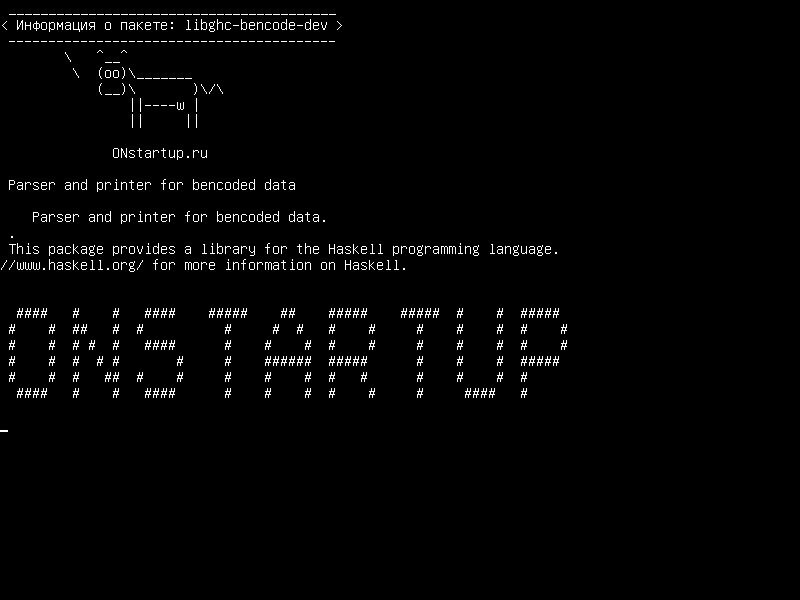 libghc-bencode-dev — Parser and printer for bencoded data