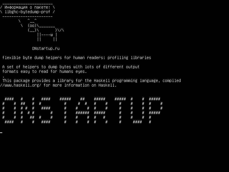 libghc-bytedump-prof — гибкие помощники байтового байта для читателей; профилирующие библиотеки