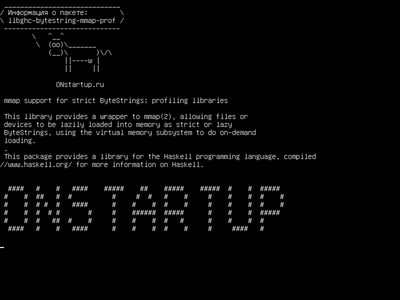 libghc-bytestring-mmap-prof — поддержка mmap для строгих байтов; профилирующие библиотеки