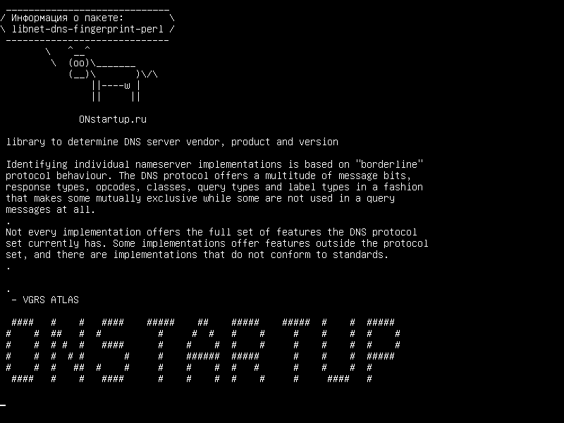 libnet-dns-fingerprint-perl — библиотека для определения поставщика, продукта и версии DNS-сервера