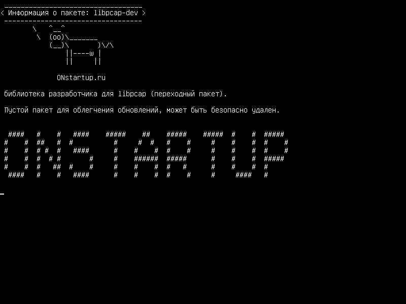libpcap-dev — библиотека разработки для libpcap (переходный пакет)