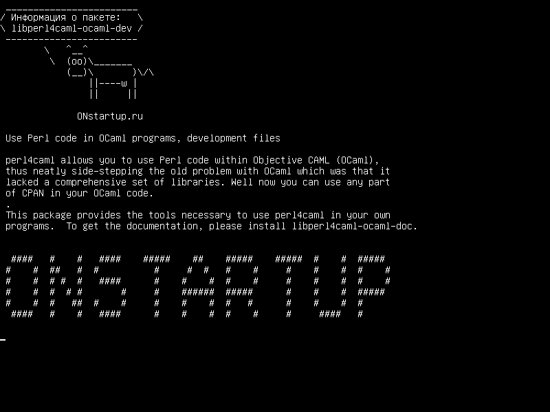 libperl4caml-ocaml-dev — Использовать Perl-код в программах OCaml, файлах разработки