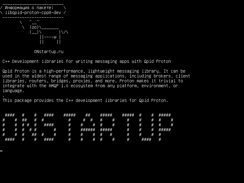 libqpid-proton-cpp8-dev — Библиотеки разработки C++ для написания приложений для обмена сообщениями с помощью Qpid Proton