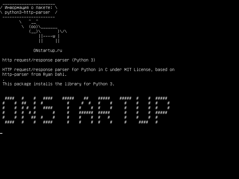 python3-http-parser — http request /response parser (Python 3)