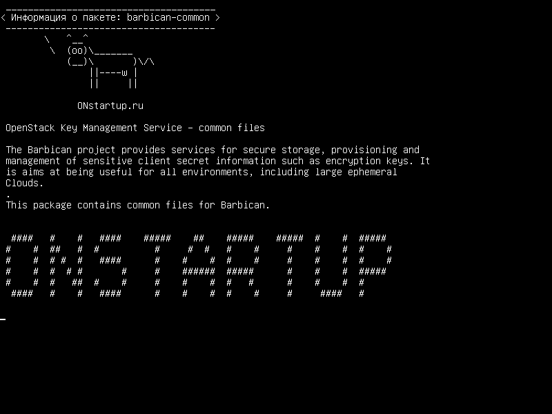 barbican-common — Служба управления ключами OpenStack - общие файлы