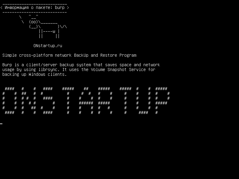 burp — Простая межплатформенная сеть BackUp и Restore Program