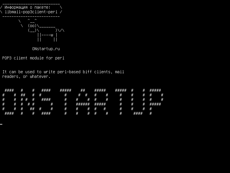libmail-pop3client-perl — Клиентский модуль POP3 для Perl