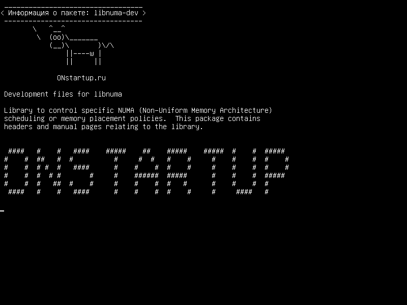 libnuma-dev — Файлы разработки для libnuma