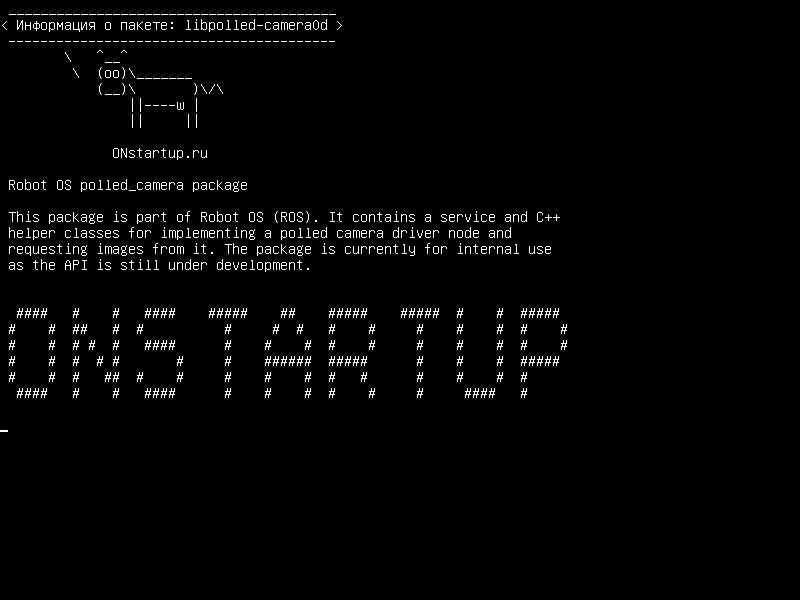 libpolled-camera0d — Пакет robots OS polled_camera