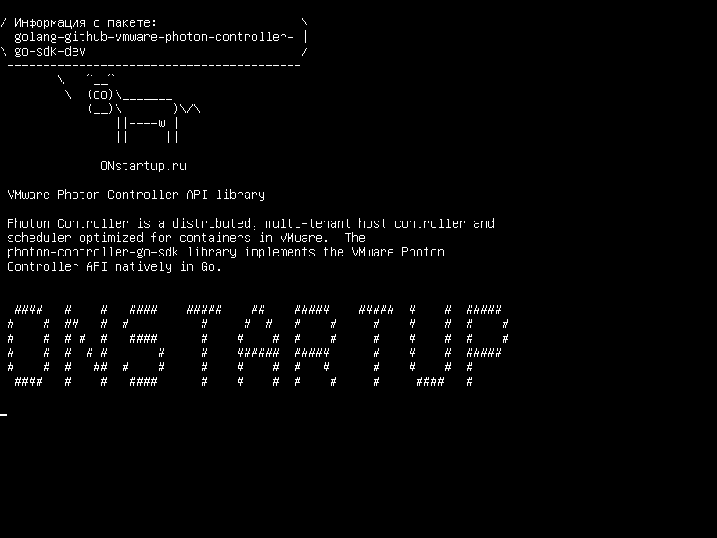 golang-github-vmware-photon-controller-go-sdk-dev — Библиотека API VMware Photon Controller