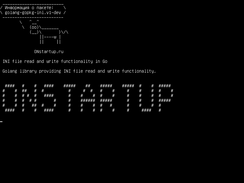 golang-gopkg-ini.v1-dev — Функции чтения и записи файлов INI в Go