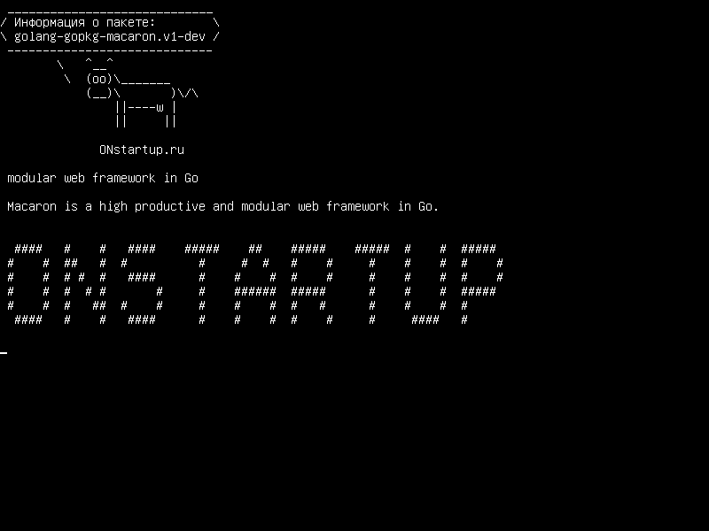 golang-gopkg-macaron.v1-dev — модульная веб-структура в Go