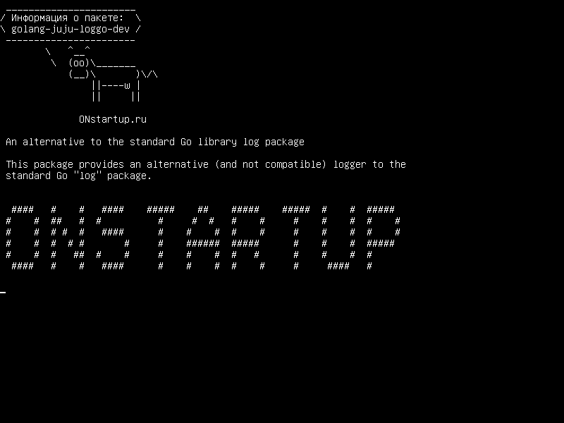 golang-juju-loggo-dev — Альтернатива стандартным журнальным пакетам Go