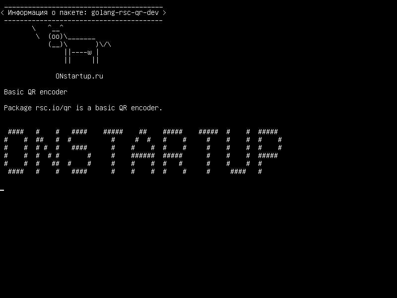 golang-rsc-qr-dev — Основной QR-кодер