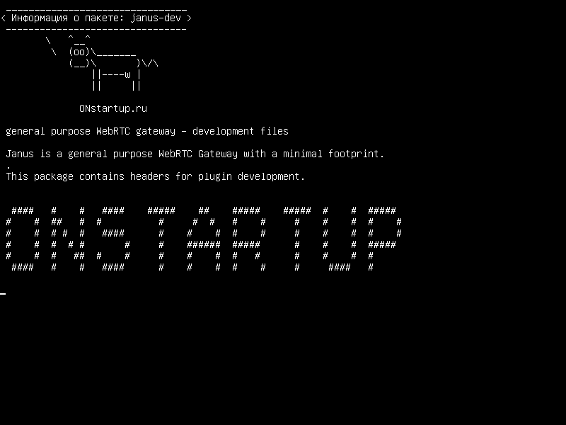 janus-dev — универсальный шлюз WebRTC - файлы разработки