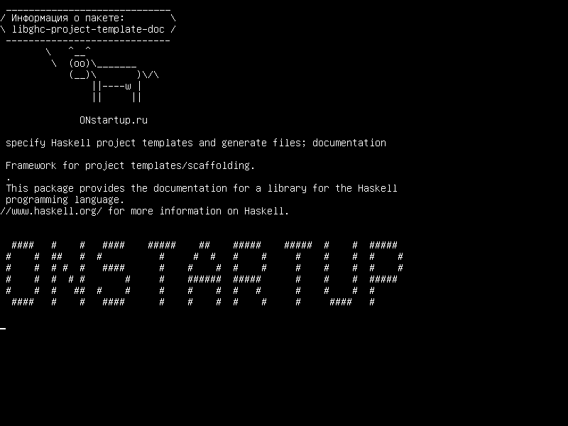 libghc-project-template-doc — указать шаблоны проектов Haskell и сгенерировать файлы; документация