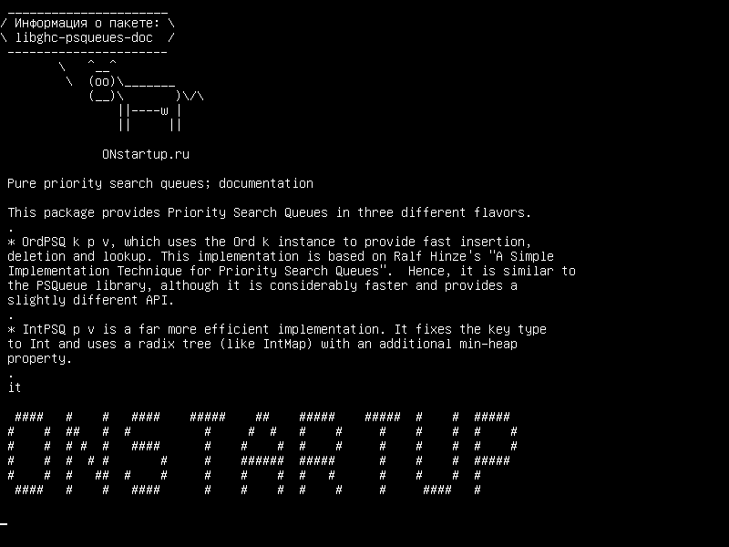 libghc-psqueues-doc — Чистые очереди поиска приоритетов; документация