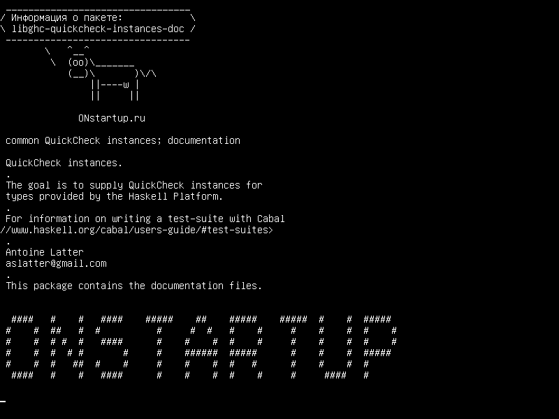 libghc-quickcheck-instances-doc — общие экземпляры QuickCheck; документация