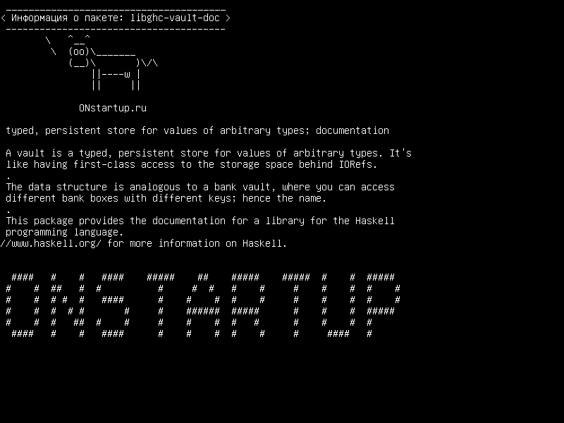 libghc-vault-doc — типизированное, постоянное хранилище для значений произвольных типов; документация