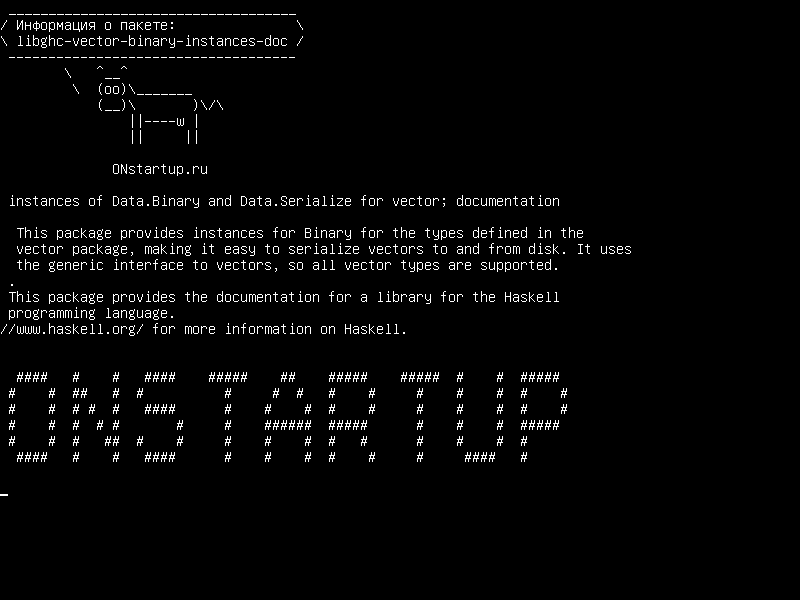 libghc-vector-binary-instances-doc — экземпляры Data.Binary и Data.Serialize для вектора; документация