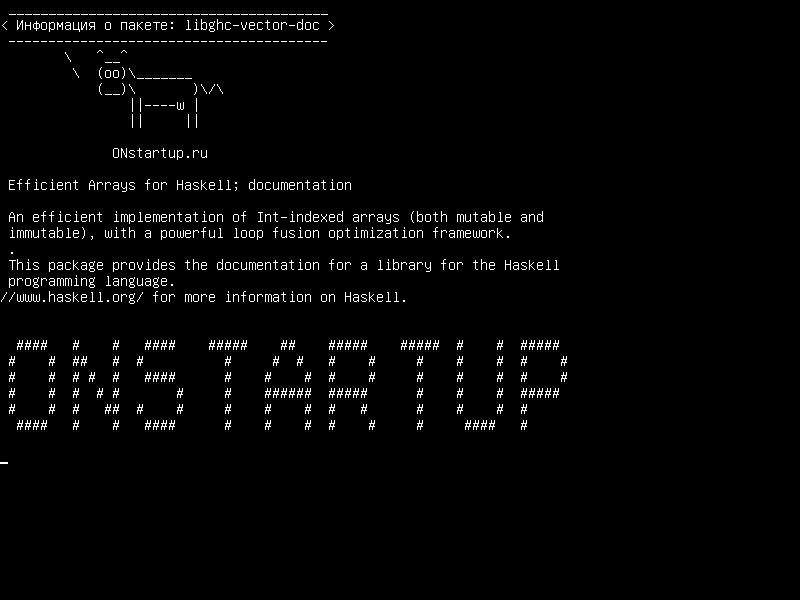 libghc-vector-doc — Эффективные массивы для Haskell; документация
