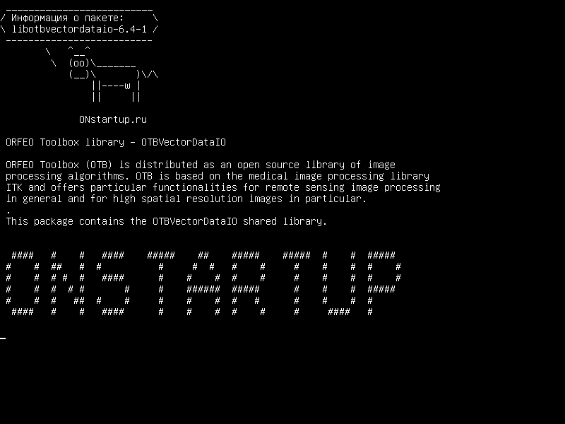 libotbvectordataio-6.4-1 — Библиотека инструментов ORFEO - OTBVectorDataIO