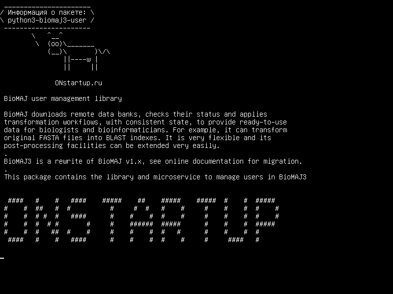python3-biomaj3-user — Библиотека управления пользователями BioMAJ