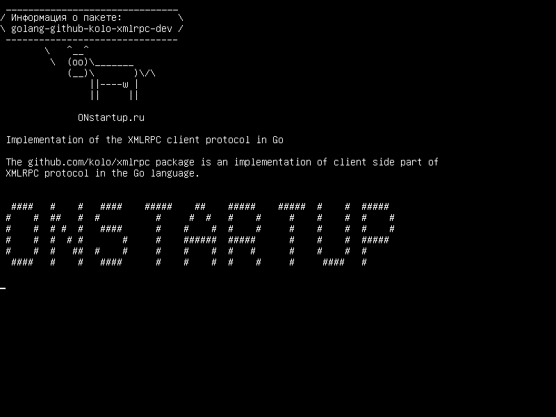 golang-github-kolo-xmlrpc-dev — Реализация клиентского протокола XMLRPC в Go